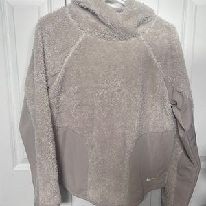 Nike Sherpa/teddy bear hoodie